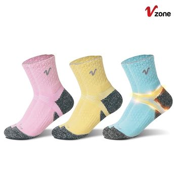 브이존 특허받은 데일리 골드 양말 3켤레