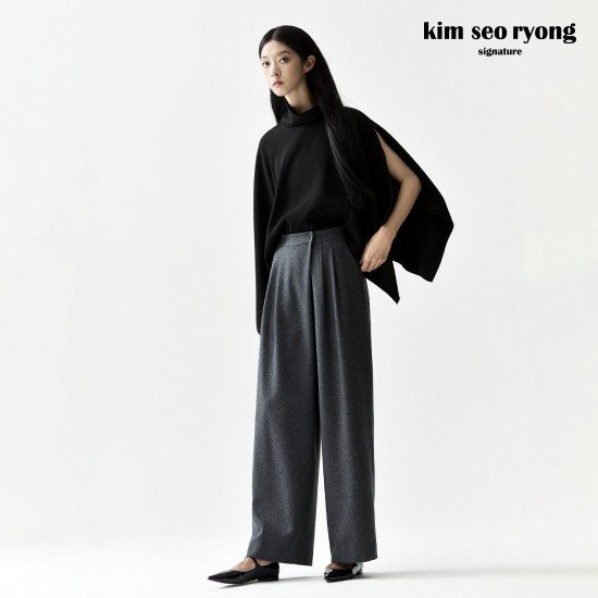 김서룡 25FW 시그니처 윈터 헤어리 랩 팬츠[런칭 가격 89,900원] 4