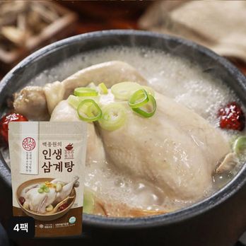 백종원의 인생 삼계탕 4팩