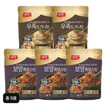 동원 양반 보양 흑염소탕(850g) 3봉 + 우족 도가니탕(850g) 2봉
