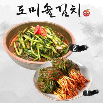 도미솔 맛있는 열무김치2kg+파김치 1kg