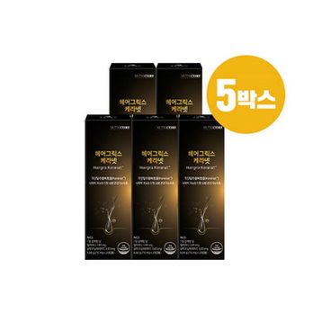 (국내최초 식물성 모발기능성소재)뉴트리코어 헤어그릭스 케라넷 5박스(20주분)