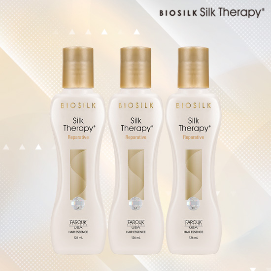 실크테라피 리페러티브 헤어에센스 126ml*3병
