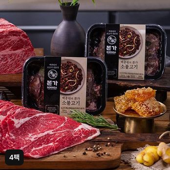 백종원의 본가 소불고기 250gX4팩