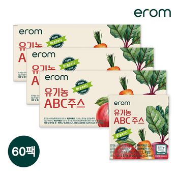 (미)이롬 유기농 ABC 주스 60팩(140ml*20팩*3)