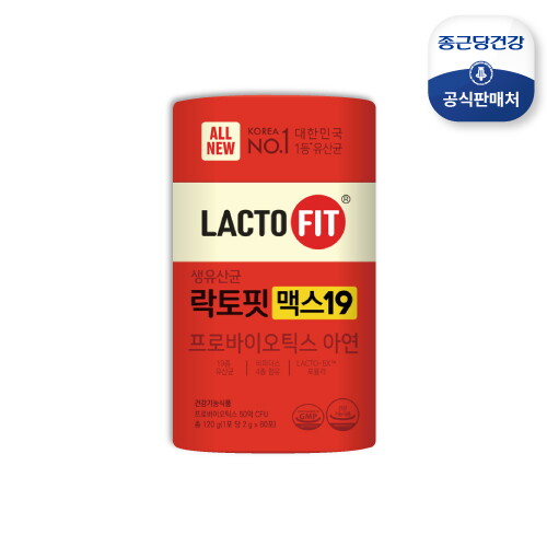[단품] 종근당건강 락토핏 맥스19 1통 (총 2개월분)