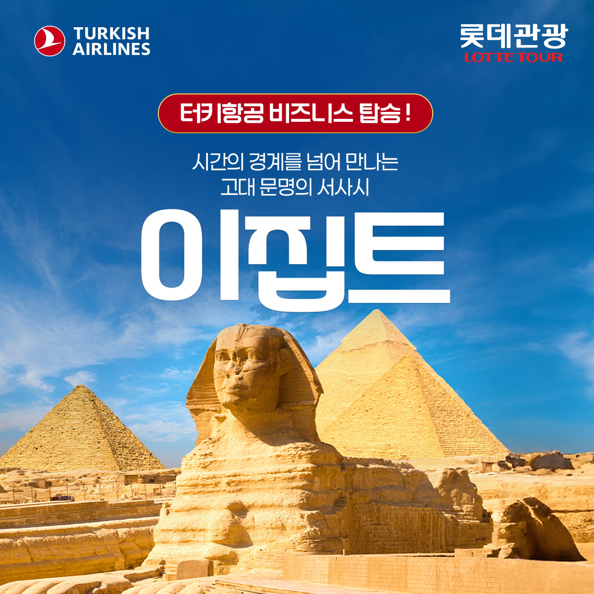 프리미엄 이집트 9일 #터키항공 #NO유류차액