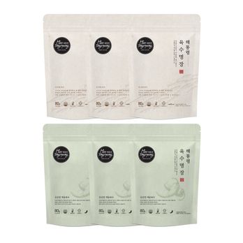 더 간편한 육수명장 총 120알(더진한육수 80gX3팩+은은한 매운육수 80gX3팩)