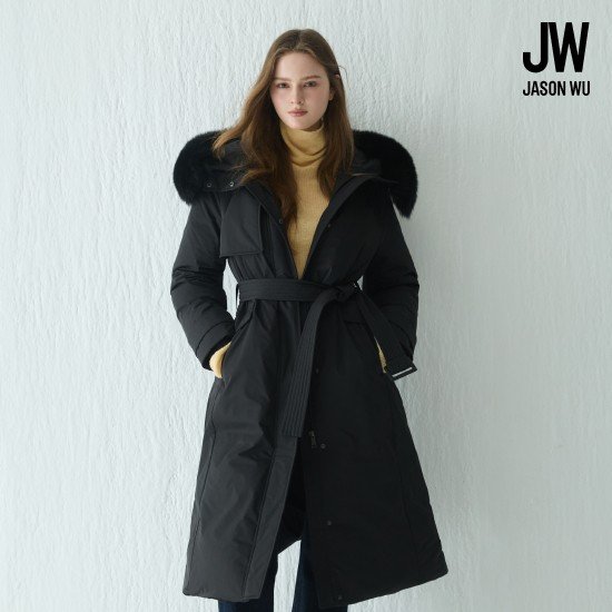 제이슨우 26Pre-winter Noelle 풀스킨 FoxFur 트렌치 롱 구스 다운 (4 COLORS)