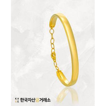 [한국자산금거래소]KAGE 24K 순금 클래식 뱅글 팔찌