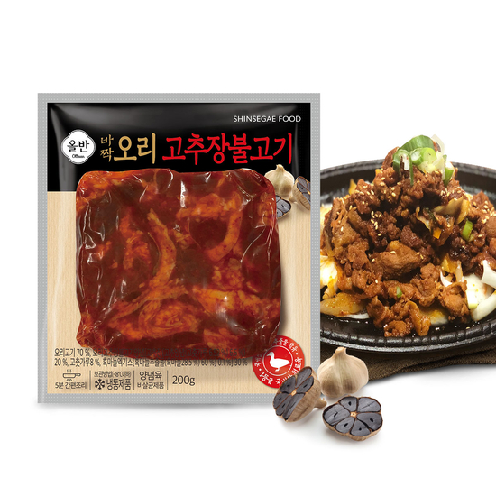 올반 바짝 오리불고기 8팩 (고추장맛)