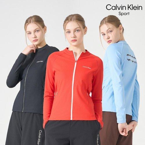 [Calvin Klein] 26SS 여성 래쉬가드 자켓+하프팬츠 2종 2
