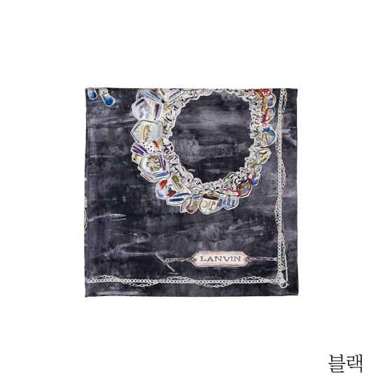 랑방 오너먼트 실크 스카프 2