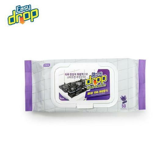 (3팩/150매) 이지드롭 주방크리너/욕실크리너 티슈 3팩 2