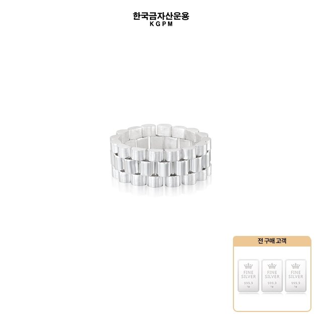 [KGPM]실버 헤리티지 럭스체인 반지