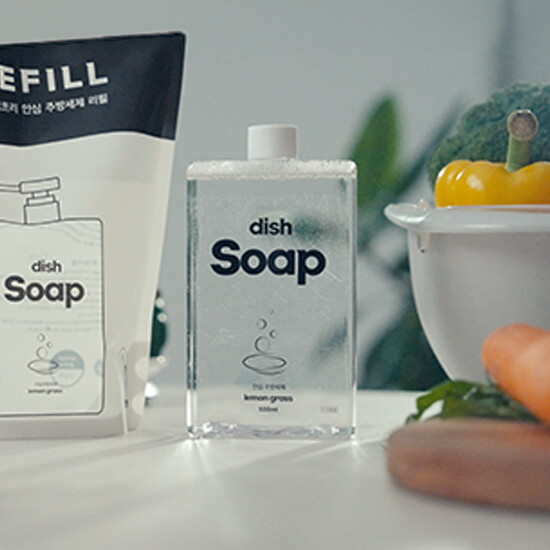 화이트트리 안심 주방세제 세트 (본품 500ml*5개 + 리필 1000ml *5개 + 식탁세정제 500ml*1개) 4