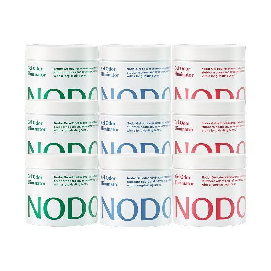 (3) 대용량 380g 탈취제 9통 (다크체리 3통+ 그린우드 3통 + 쿨라벤더3통)