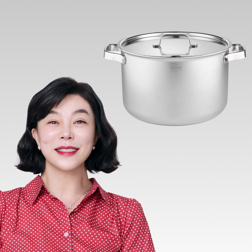 무연마제 통5중 스텐 곰솥냄비 24cm