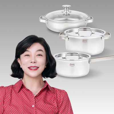 무연마제 통5중 스텐냄비 3종(16편수,20양수,24전골) 2