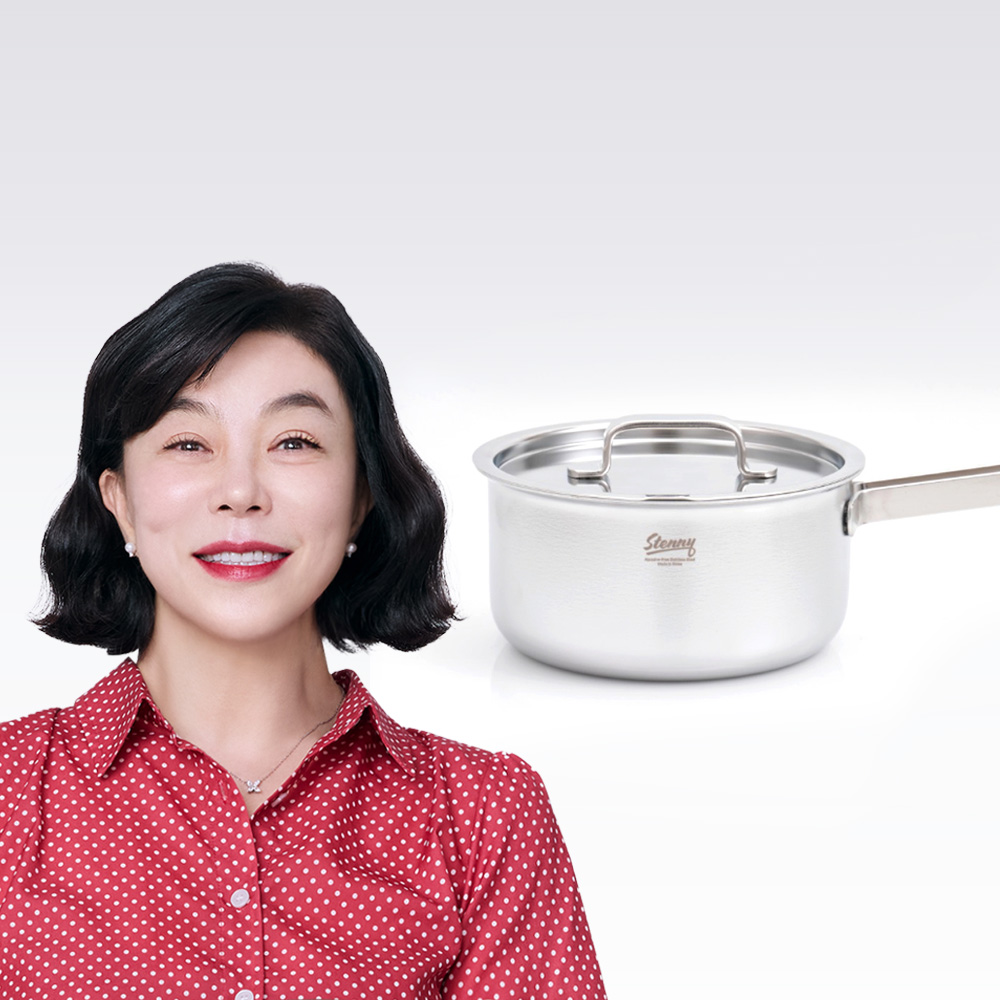 무연마제 통5중 스텐 편수냄비 16cm