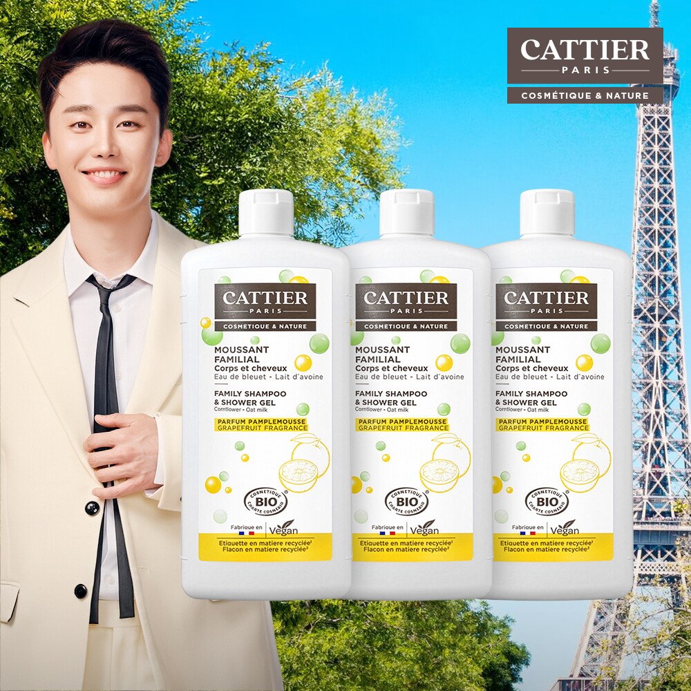 [라이트패키지]까띠에 바디워시(오트밀크  500ml * 3통)