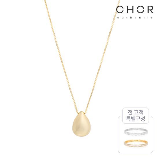 코어 어센틱 SILVER 925 코어 빅볼륨 물방울 목걸이+바게트 15캐럿 테니스 팔찌 3