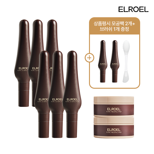 [방송에서만] 엘로엘 모공관리 팩 더블구성 (팩6개+패드2개)