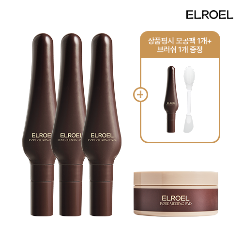 [방송에서만] 엘로엘 모공관리 팩 기본구성 (팩3개+패드1개)
