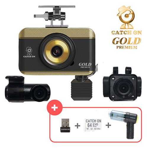 캐치온 골드 프리미엄 블랙박스 64G 5way 3채널+페달(4채널)