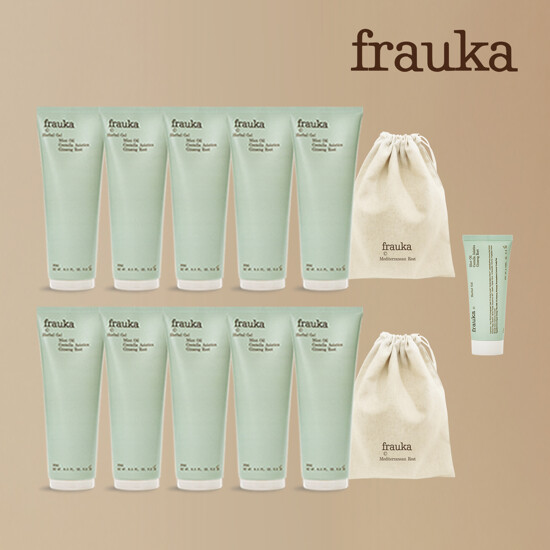 [프라우카] 프라우카 허브겔 에스테틱 패키지 (250ml 10개+75ml 1개 + 파우치 2개)