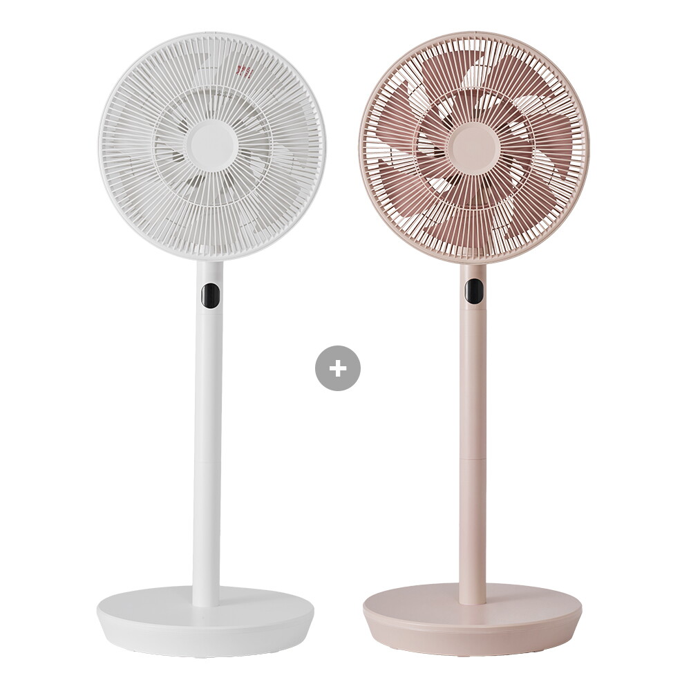 (화이트+핑크/방송에서만)한일 BLDC팬 서큘레이터 BBF-BL12 2개(화이트+핑크) +보관가방 2개
