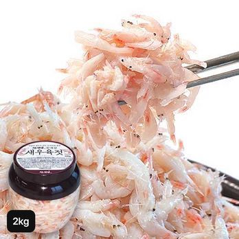 국내산 햇새우 육젓 2kg (500g x 4통)