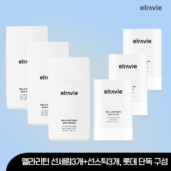 ★최유라쇼 단독★기미썬크림★멜라 리턴 선세럼 50ml * 3개+ [전고객] 선스틱 16g*3통