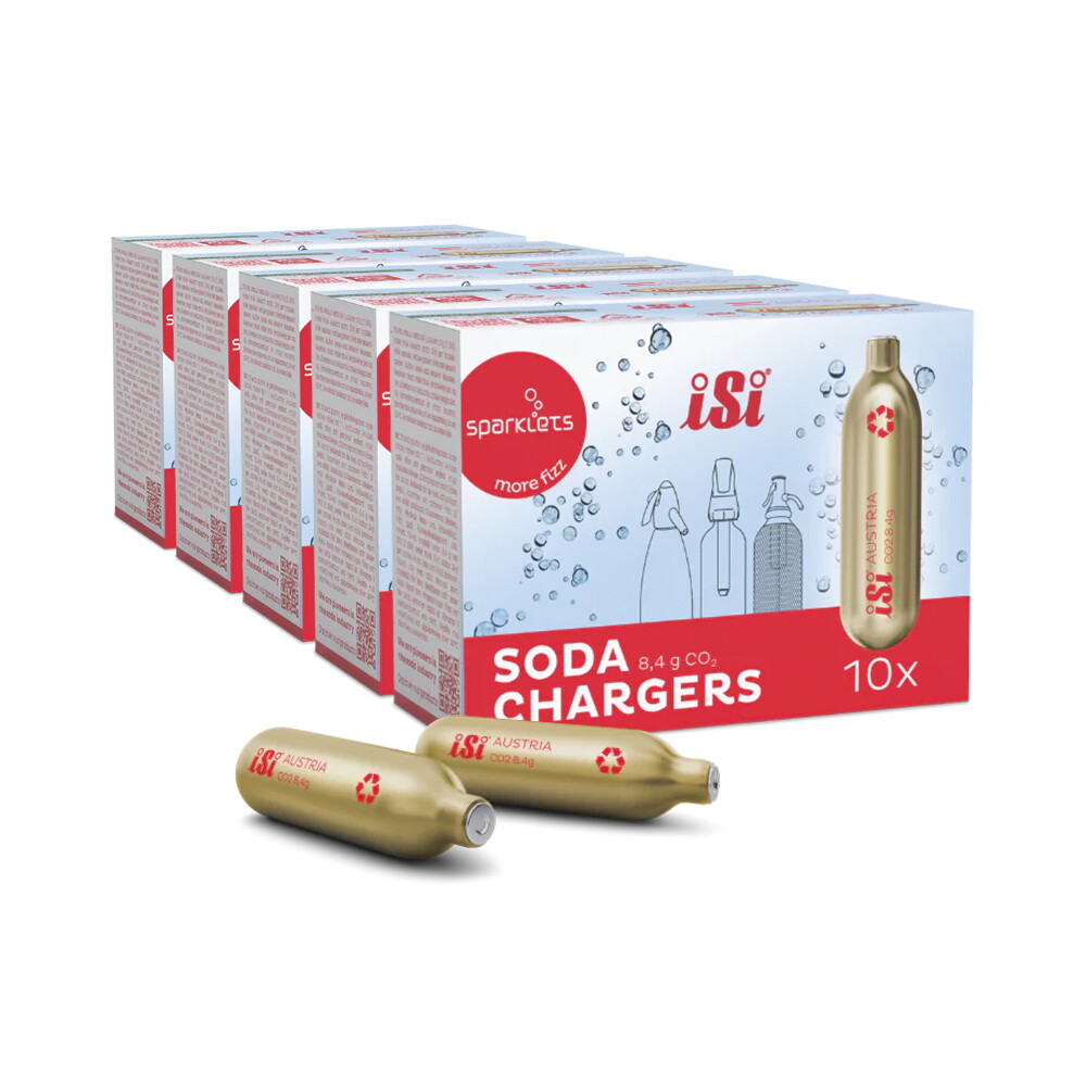 [정상가 75,000원]iSi 이지 탄산가스 캡슐 50P (약 50L 제조)