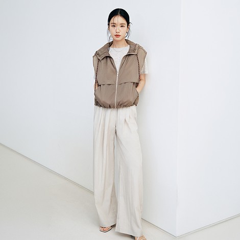 [최초가 79,900원] 26SS 쿨드레이프 투턱 와이드팬츠 3종