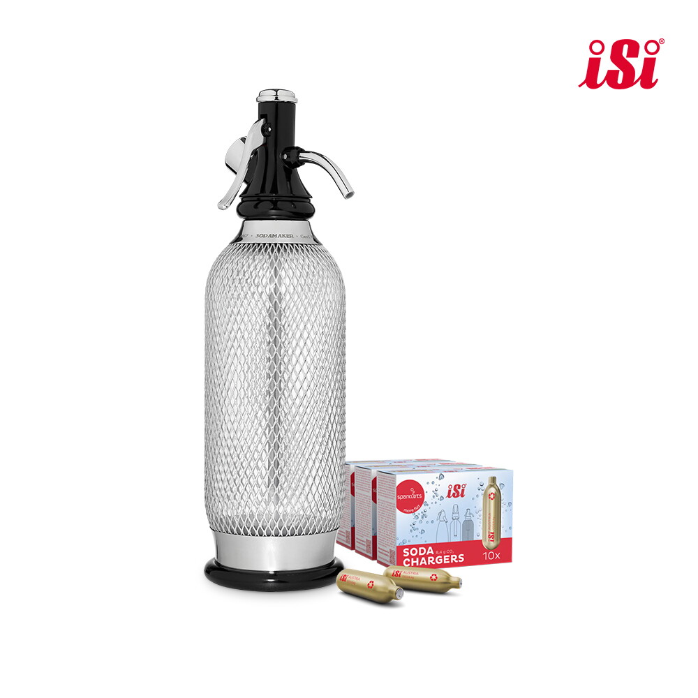 [정상가 234,000원] iSi 이지 탄산수 제조기+[특별구성]탄산가스 캡슐 30P(약 30L 제조)