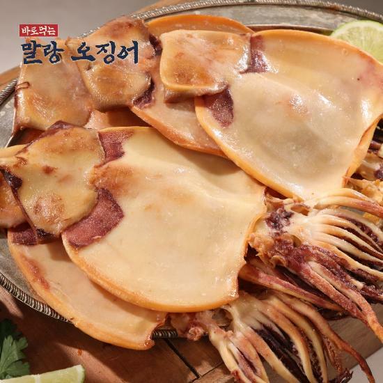 [국민카드5%할인][방송에서만] 수협 바로먹는 말랑오징어 180g x 4봉(총 8미) + 자른 오징어 50g  4