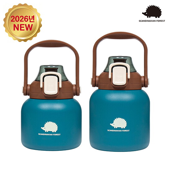 ○피코크그린 세트○NEW 빅핸들 316 텀블러 2종(피코크그린 600ml+피코크그린 800ml)