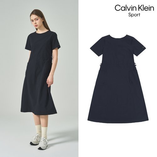 [Calvin Klein] [신상]26SS 여성 시어서커 원피스 2