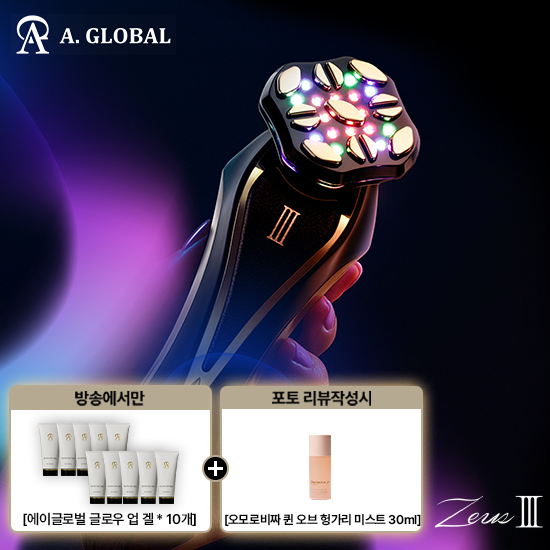 [1년 관리패키지] 제우스3 명품 디바이스+겔 10통+(포토리뷰시) 오모로비짜 미스트 30ml 1통