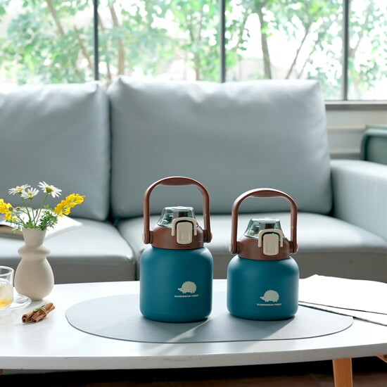 ○피코크그린 세트○NEW 빅핸들 316 텀블러 2종(피코크그린 600ml+피코크그린 800ml) 3