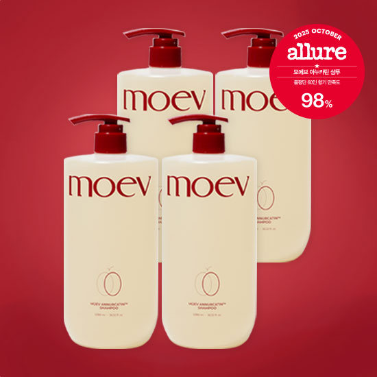 D)[moev] 모에브 아누카틴 탈모샴푸 더블구성_4통(1080ml)