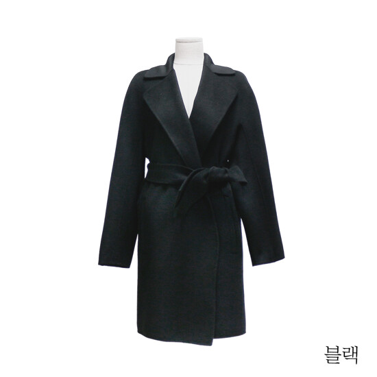 {막스마라} 울 캐시미어 로브 코트