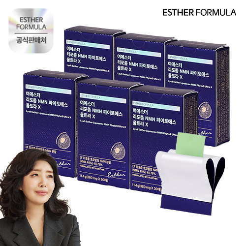 여에스더 리포좀 NMN 파이토에스 울트라 X 6박스