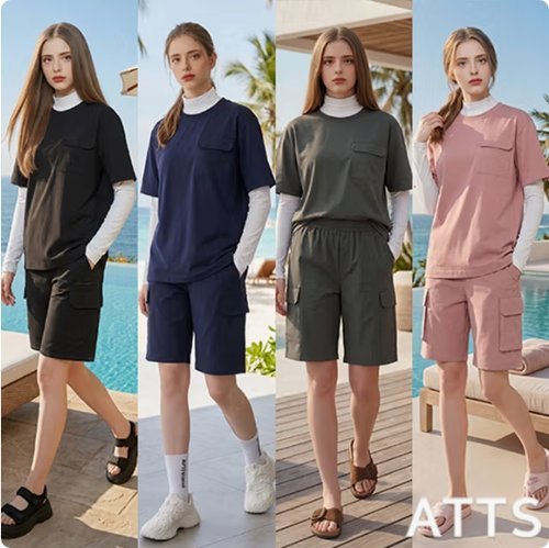 [엣츠] ATTS 26SS 남녀 공용 액티브 쿨 셋업 3종
