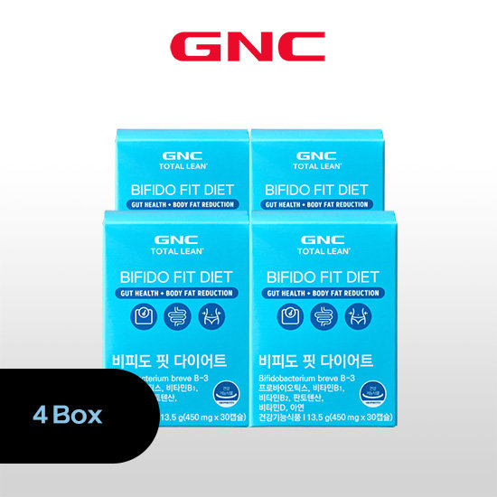 GNC 비피도 핏 다이어트 유산균 4박스