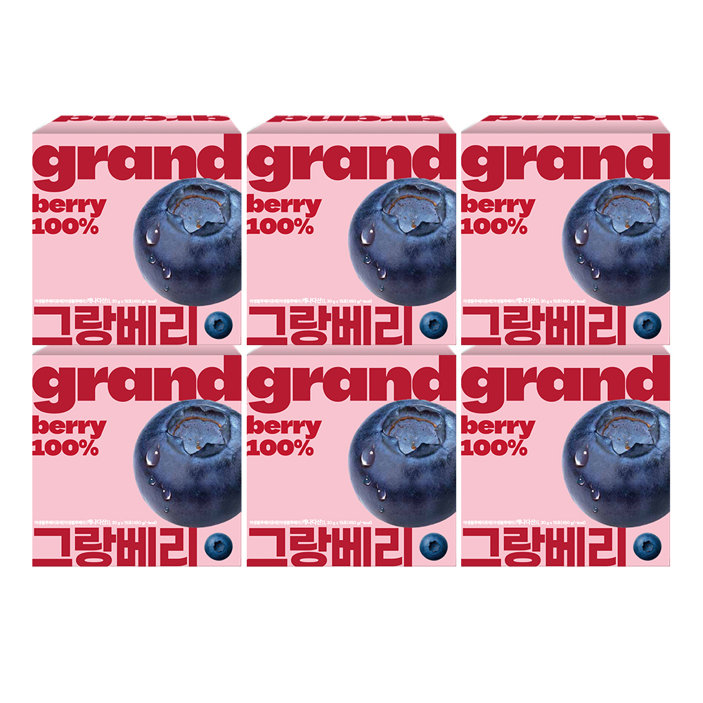 [강주은PICK]  캐나다 야생블루베리 100% 6박스