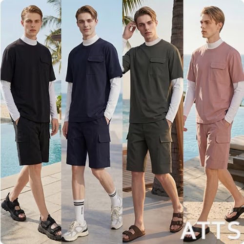 [엣츠] ATTS 26SS 남녀 공용 액티브 쿨 셋업 3종 2