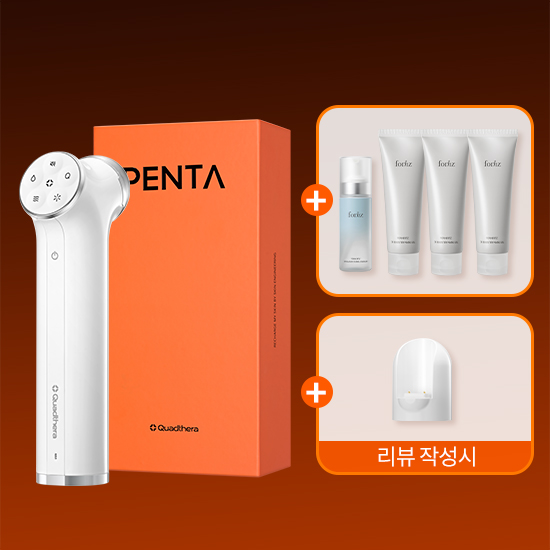 [풀패키지] 펜타(기기+마스크젤80g*3ea+버블세럼70ml*1ea)+리뷰크레들