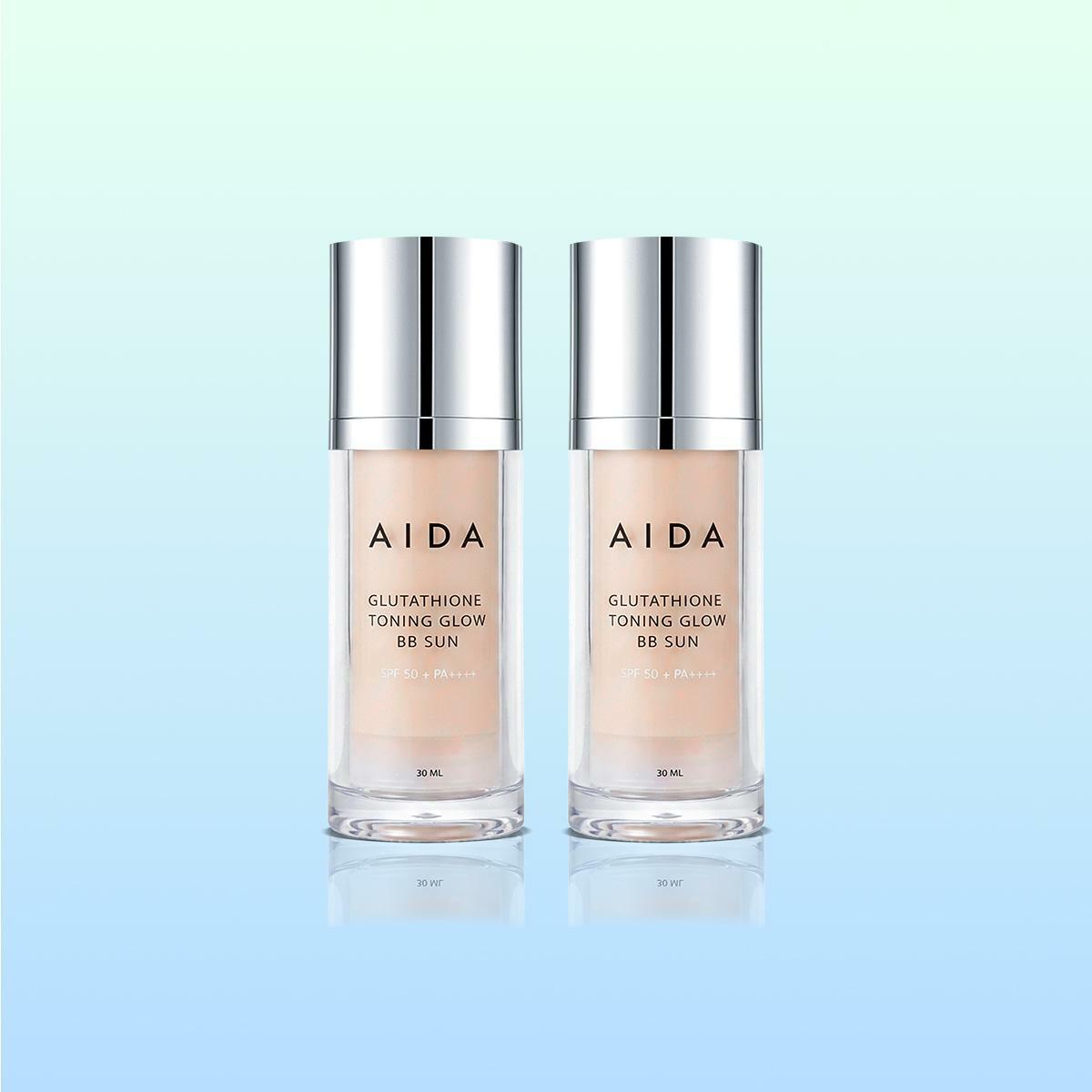 ★22% 인하★ 아이다 AIDA 글루타치온 글로우 비비 선 30ml*2(90,000원  → 73,900원)